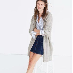Madewell Waffle Stitch Cardigan Sweater